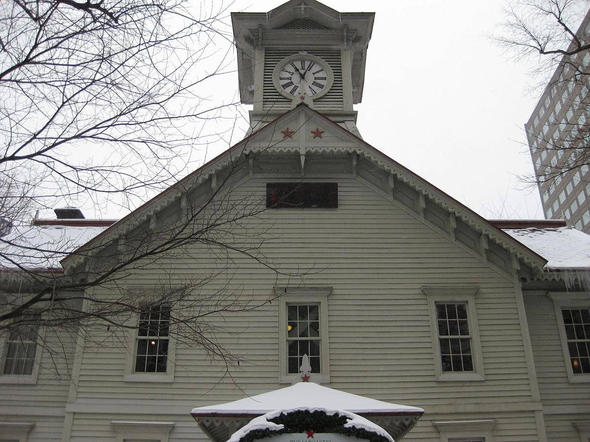 potret Sapporo Clock Tower