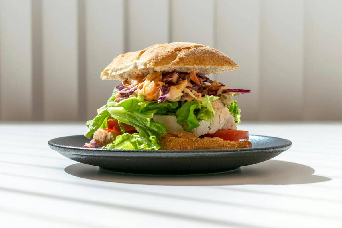 ilustrasi turkey sandwich