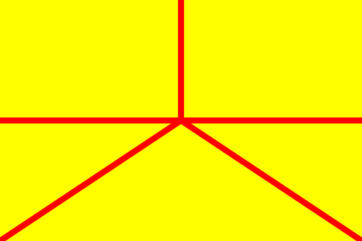 Bendera Austenasia, sebuah micronation Inggris.