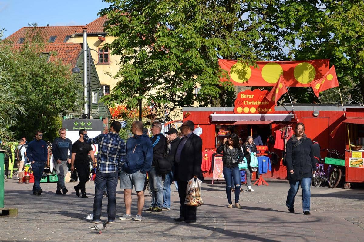 Kota Bebas Christiania di Kopenhagen, Denmark