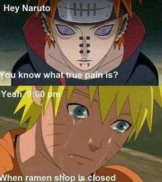meme Naruto tentang ramen