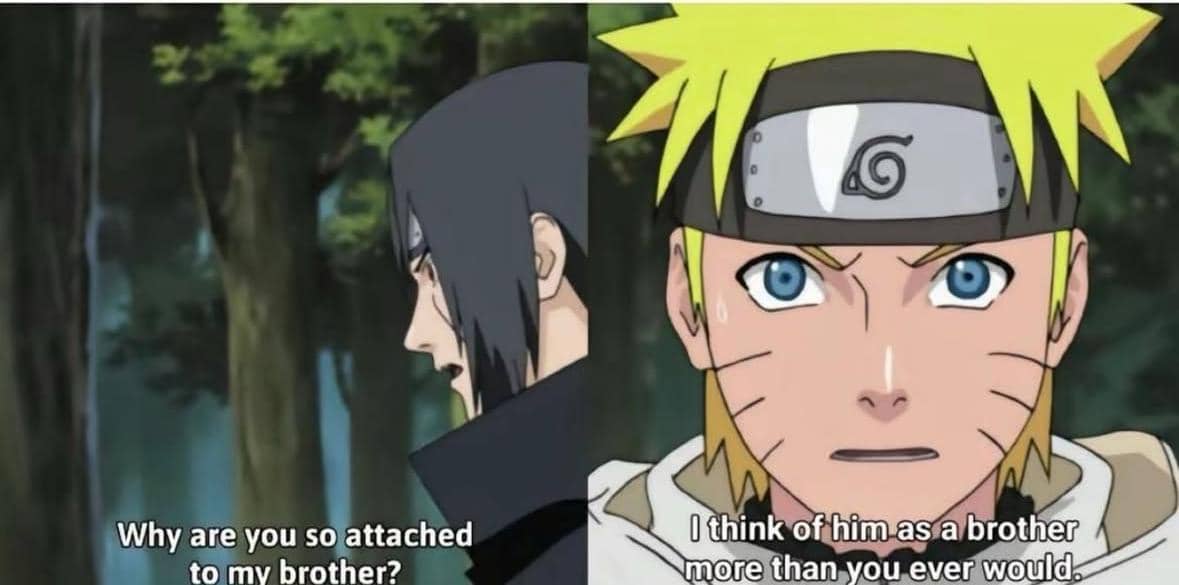 meme Naruto tentang saudara cowok