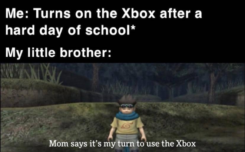 meme Naruto tentang saudara cowok