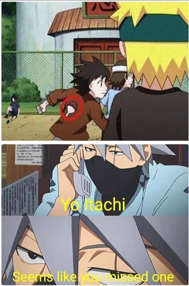meme Naruto tentang saudara cowok