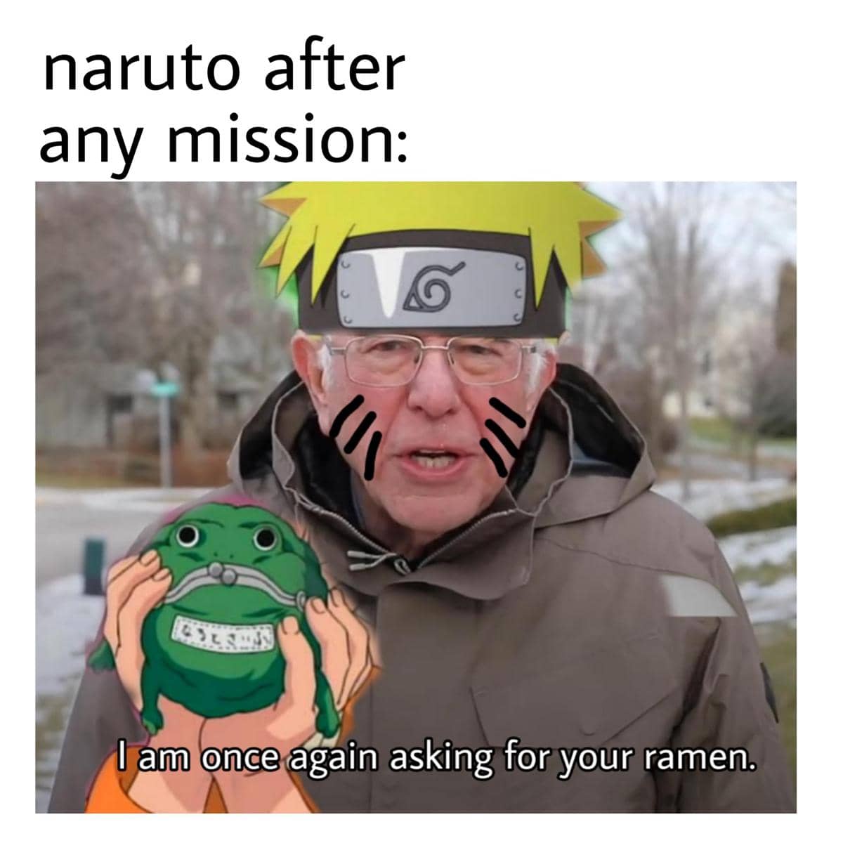 meme Naruto tentang ramen