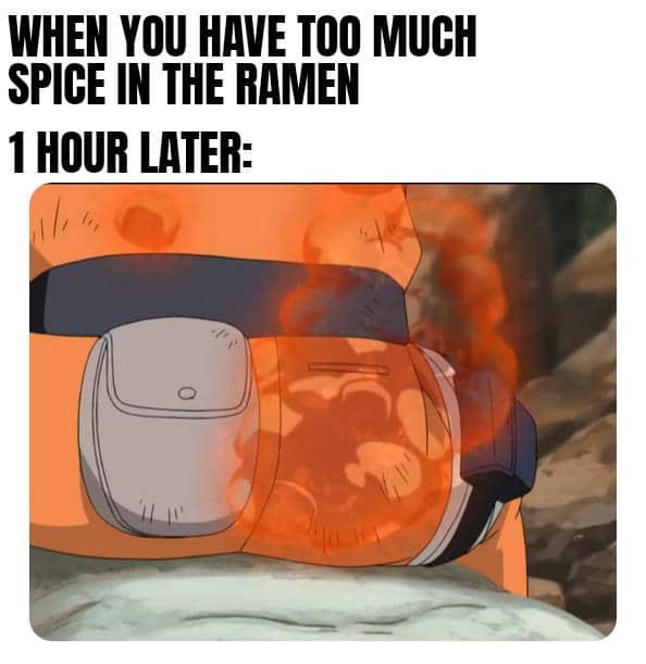 meme Naruto tentang ramen