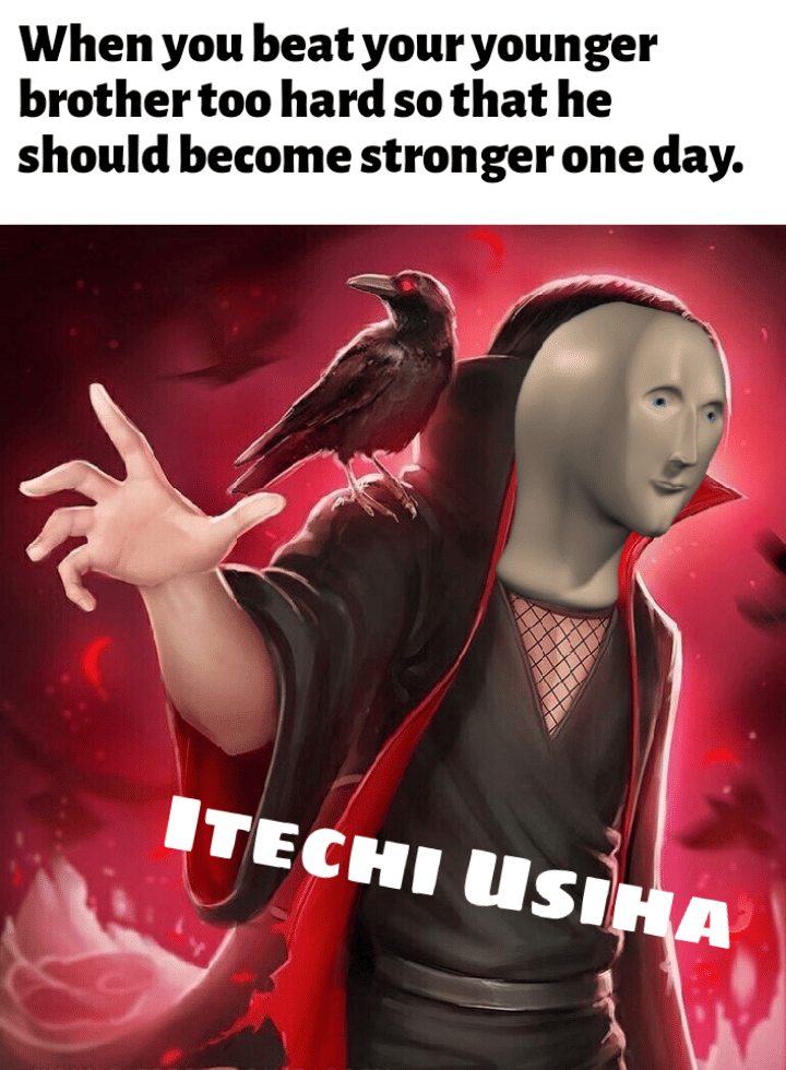 meme Naruto tentang saudara cowok