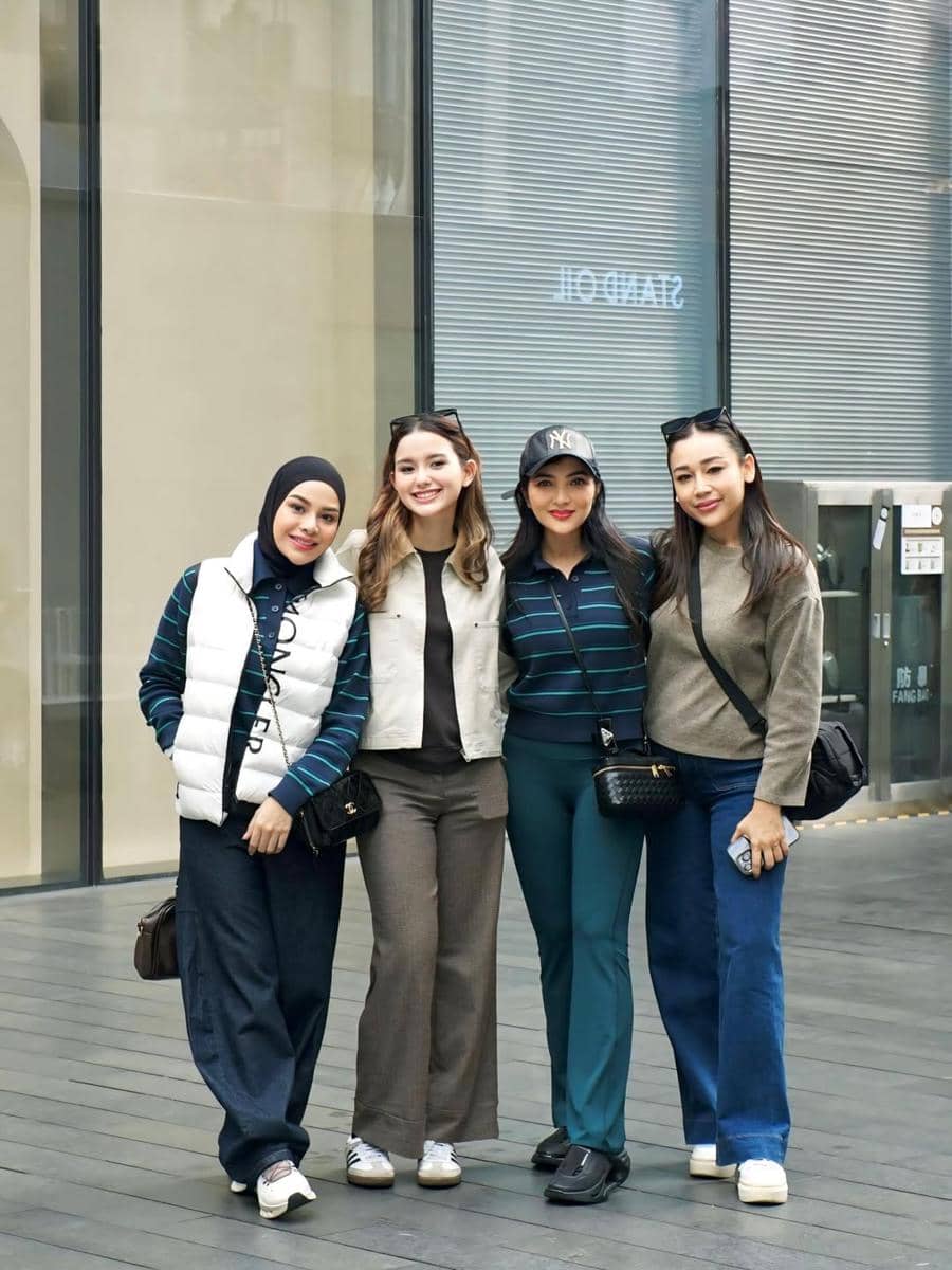 potret Sarah Menzel ikut liburan keluarga Anang-Ashanty