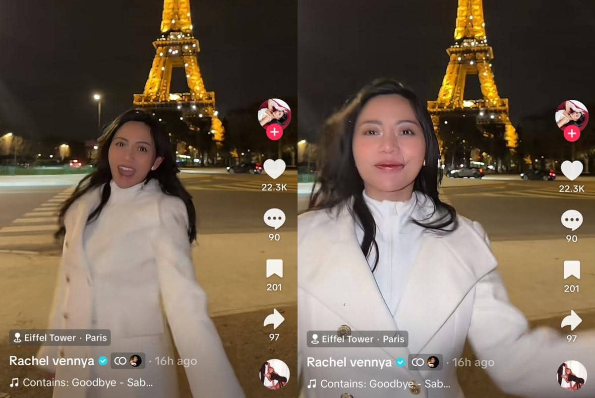 Rachel Vennya dalam klip TikTok di akunnya