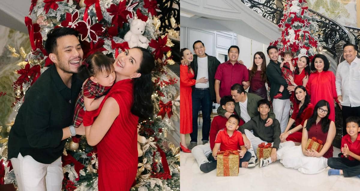 Jessica Mila dan keluarga rayakan Natal.