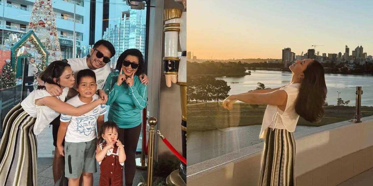 Jessica Mila liburan di Australia.