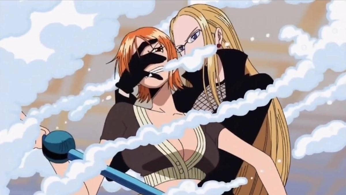 Nami melawan Kalifa di Enies Lobby