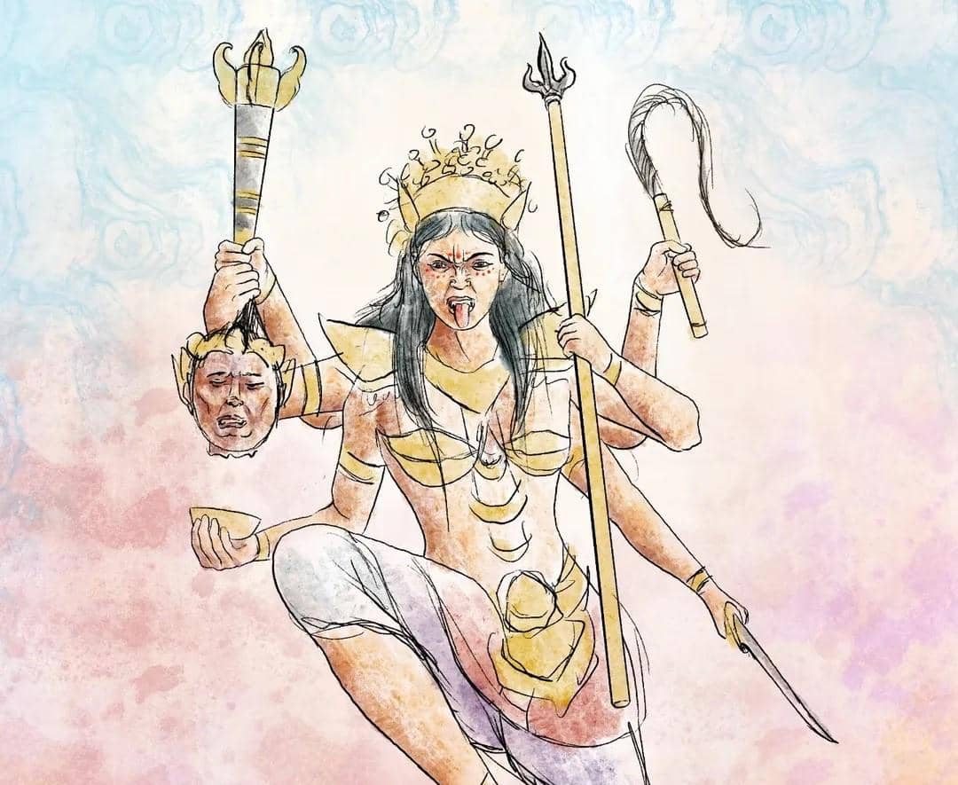 Durga Murti dari ST Wira Dharma, Banjar Liligundi, Ubung Kaja.