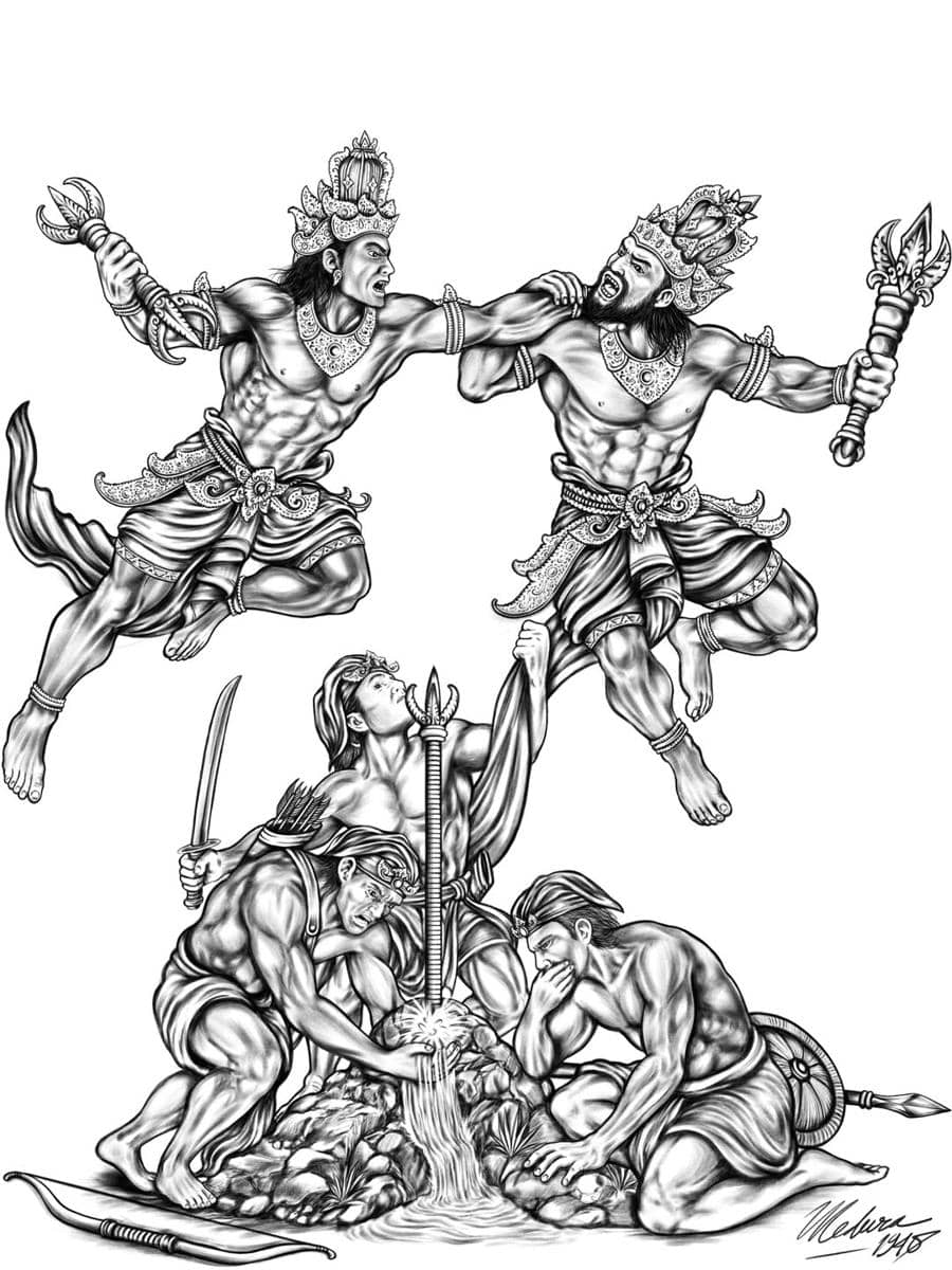 Maya Denawa dari ST Segara Madu, Banjar Medura, Sanur. 