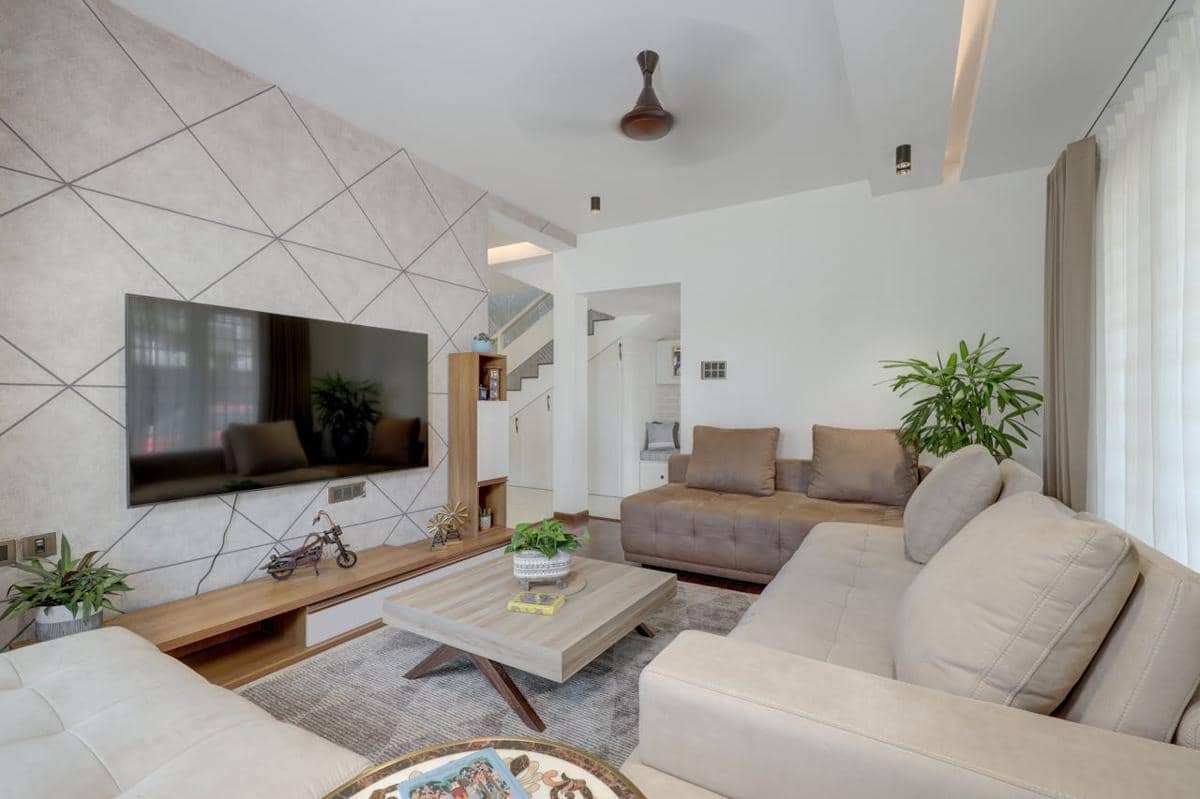 Ilustrasi ruang keluarga