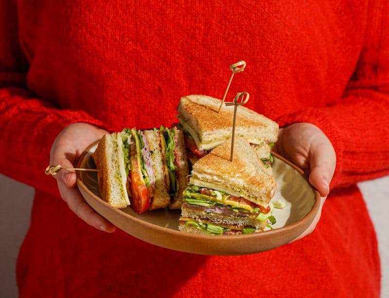 ilustrasi roti panggang isi