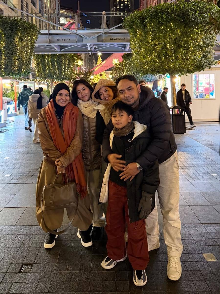 Keluarga Meisya Siregar liburan di Kota Amman.