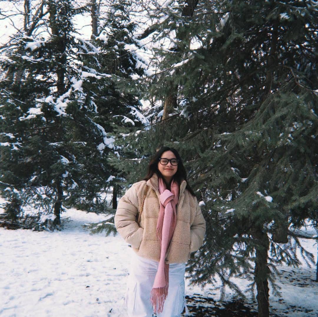 Keluarga Pasha liburan musim dingin di Kazakstan.