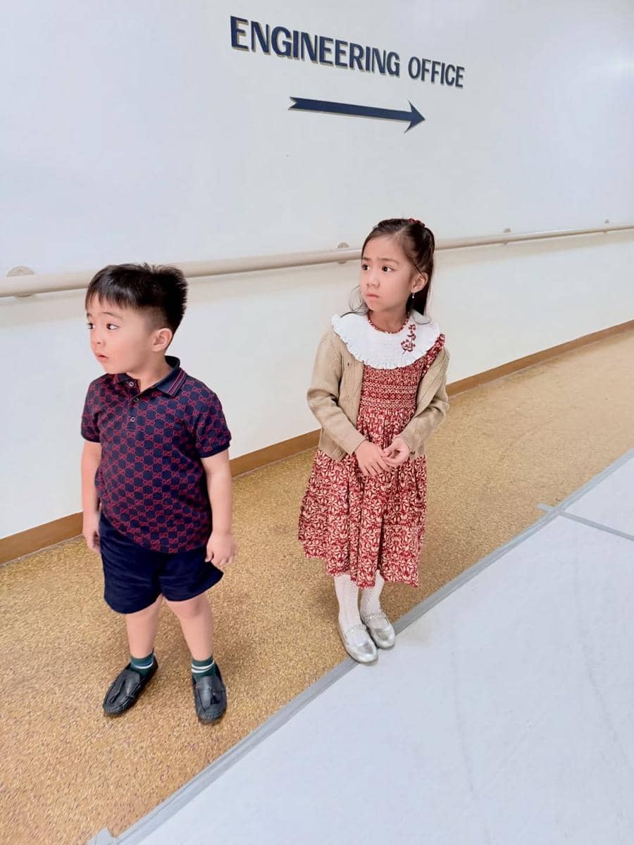 Keluarga Momo eks Geisha liburan natal di Dubai.