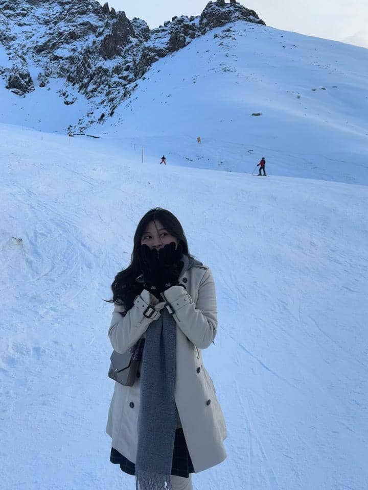 Keluarga Pasha liburan musim dingin di Kazakstan.