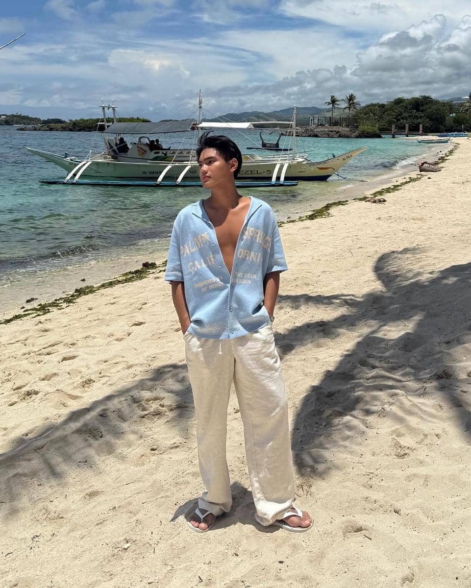 OOTD Hangout Santai ala Aktor Filipina Justin Bangsil