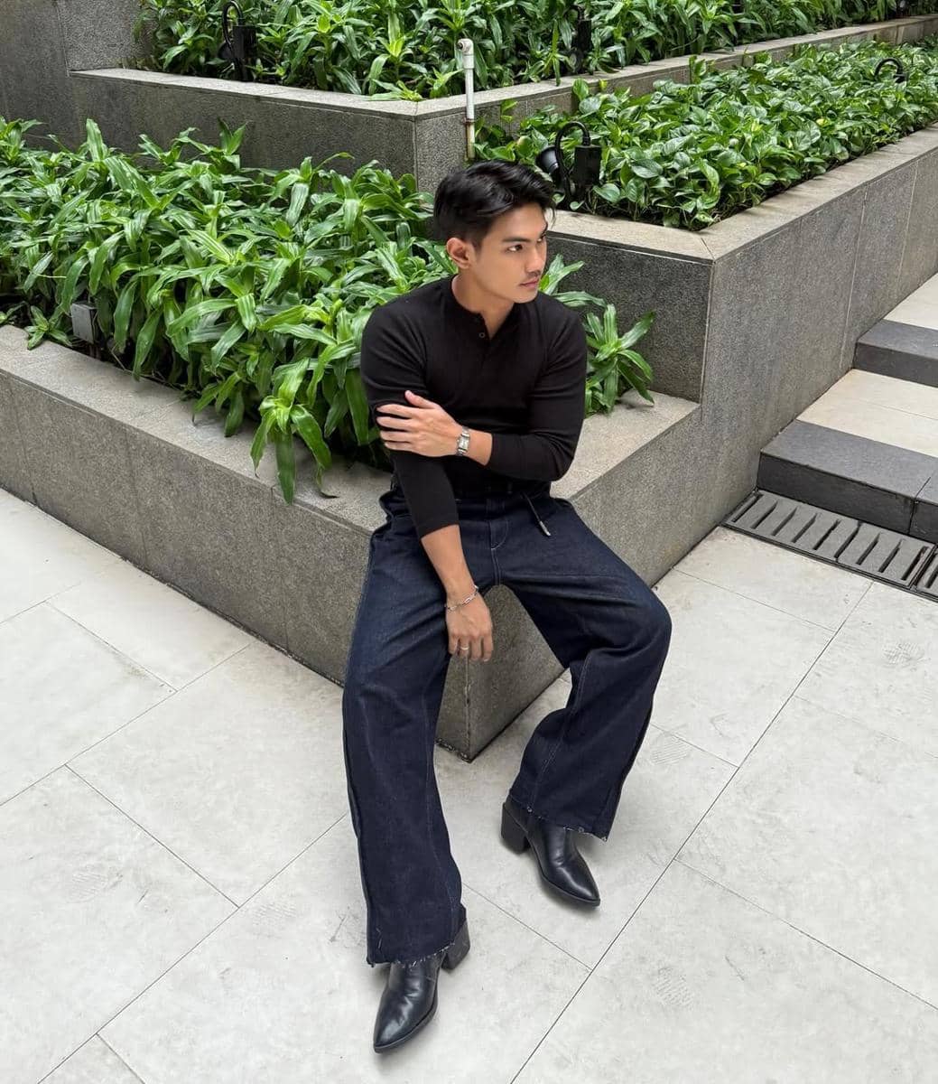 OOTD Santai ala Aktor Filipina Justin Bangsil