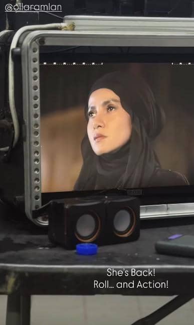 Olla Ramlan Syuting Walid The Series Season 2 (instagram.com/ollaramlan)