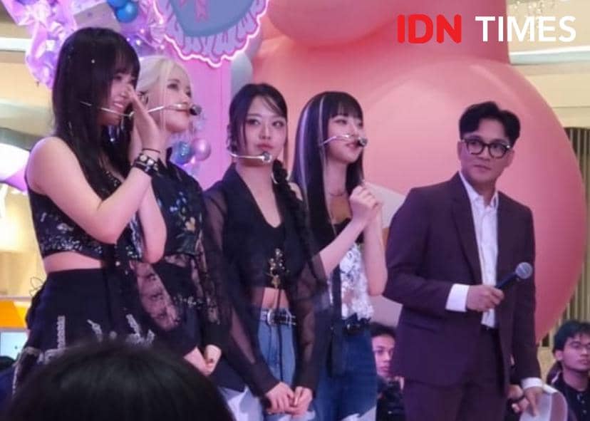 potret meet and greet VVUP di Lippo Puri Mall, Jumat (26/12/2025) 