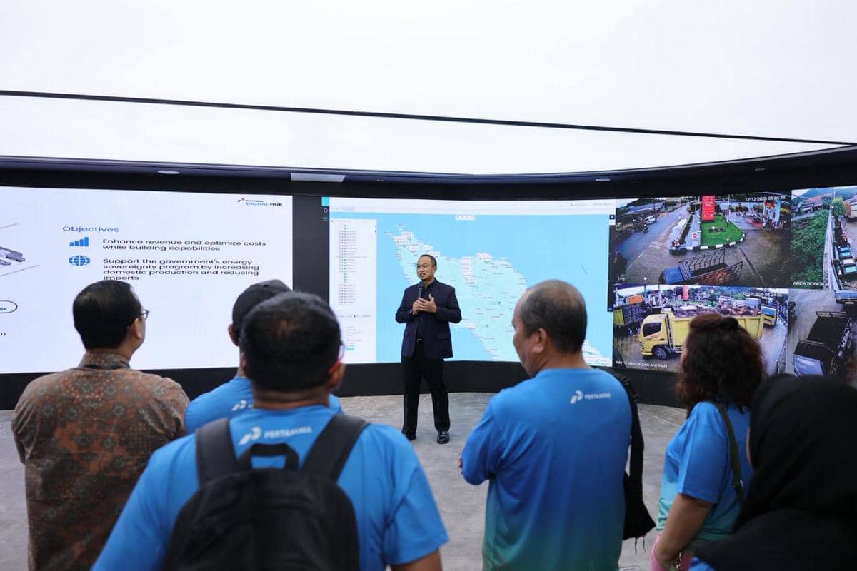 Corporate Secretary PT Pertamina (Persero) Arya Dwi Paramita menjelaskan tentang fungsi Pertamina Digital Hub (Dok. Pertamina)
