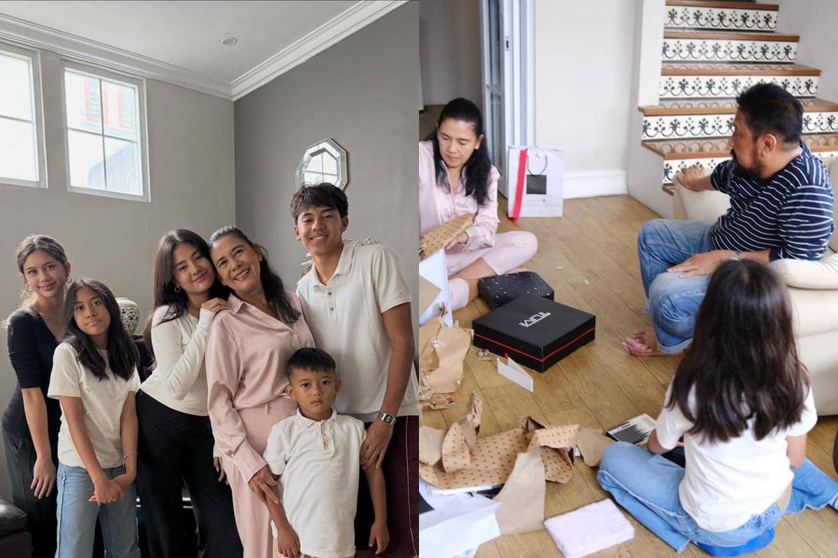 artis beda keyakinan bareng keluarga di Natal 2025