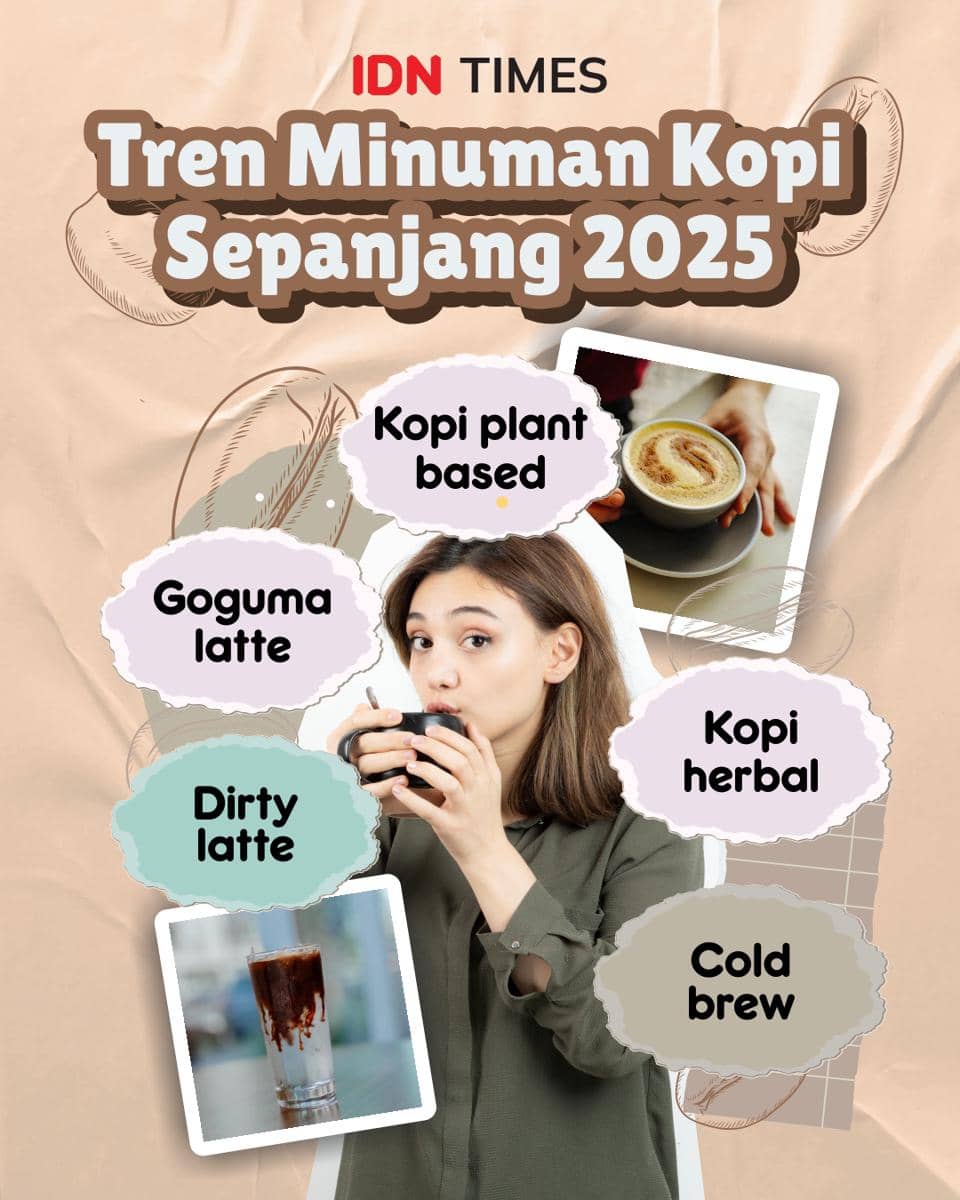 Infografik tren minuman kopi sepanjang 2025 