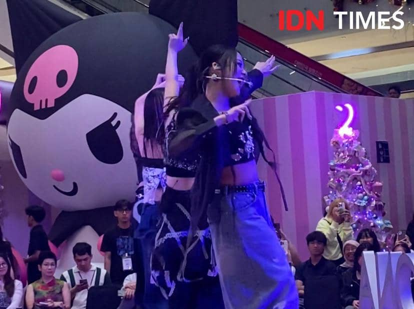 potret meet and greet VVUP di Lippo Puri Mall, Jumat (26/12/2025) 