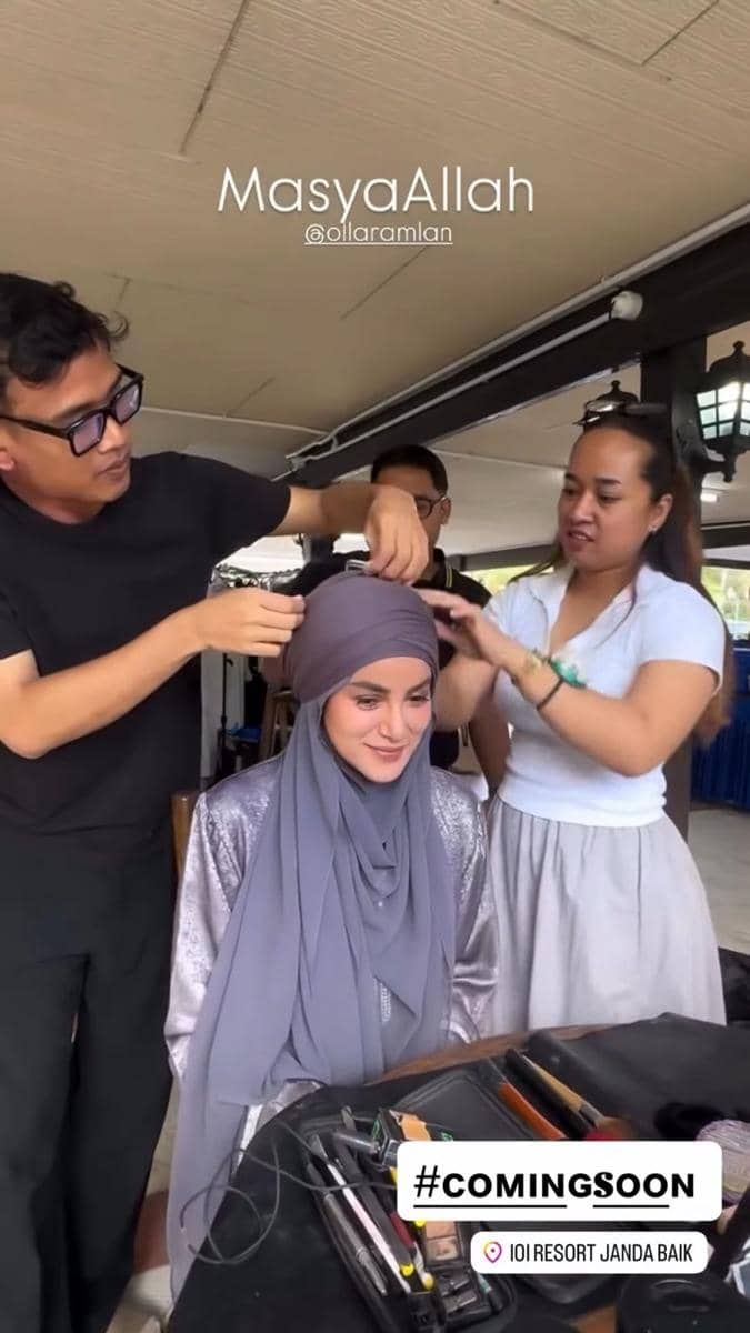 Olla Ramlan Syuting Walid The Series Season 2 (instagram.com/ollaramlan)