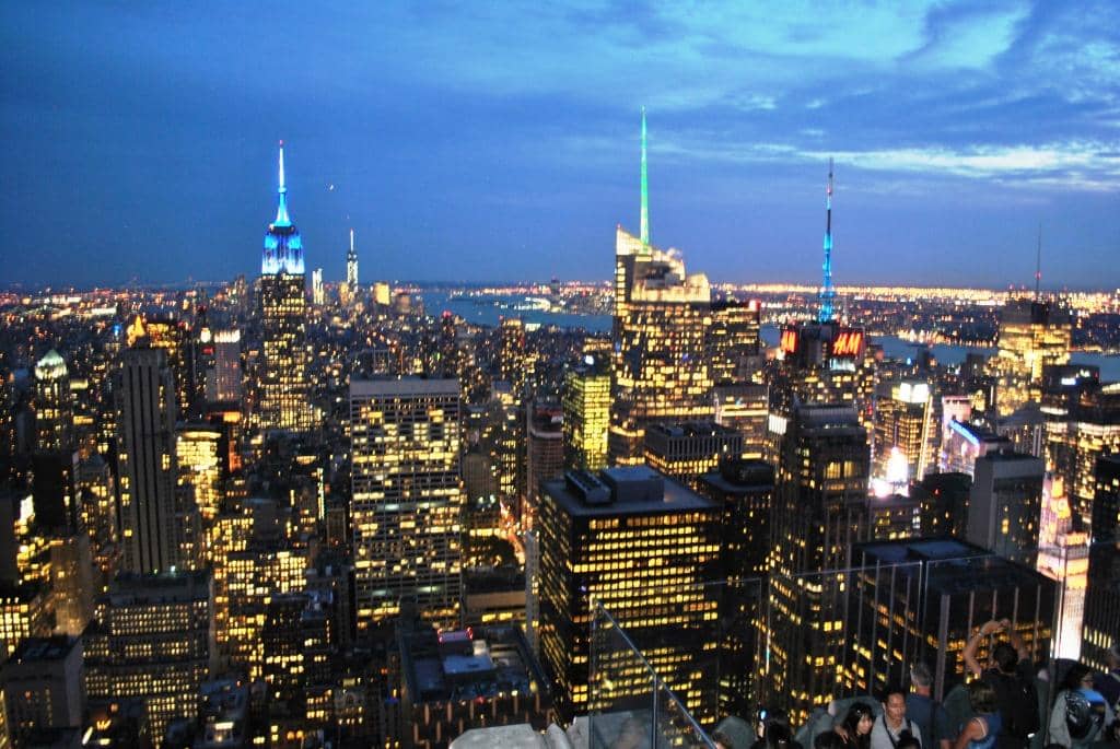 potret Top of the Rock Observation Deck