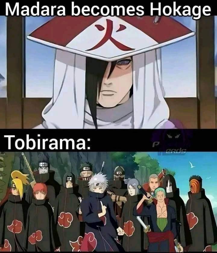 meme Zoro nyasar di dunia Naruto
