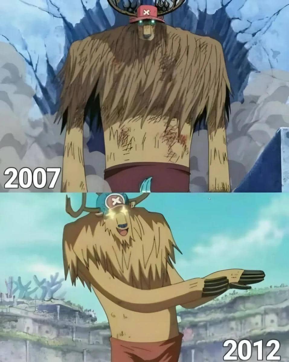 meme perubahan wujud Chopper