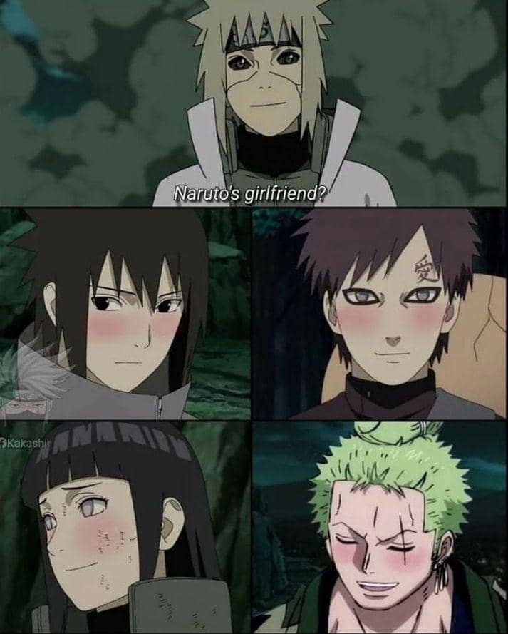 meme Zoro nyasar di dunia Naruto