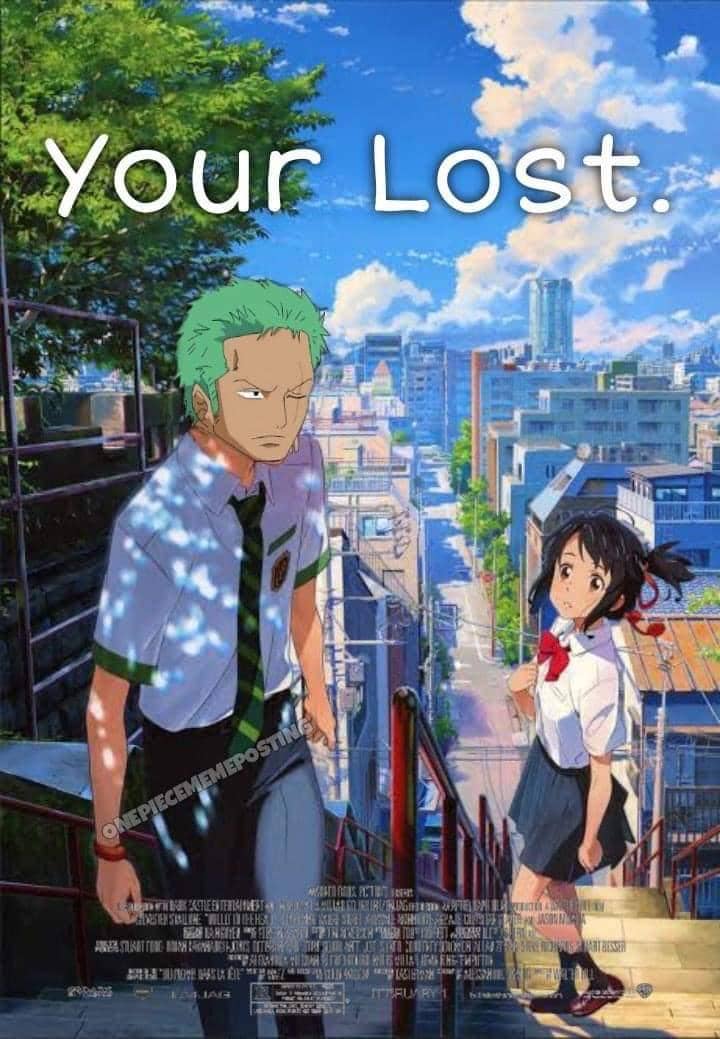 meme Zoro ikut campur di anime lain