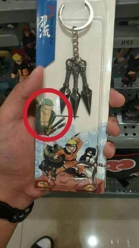 meme Zoro ikut campur di anime lain