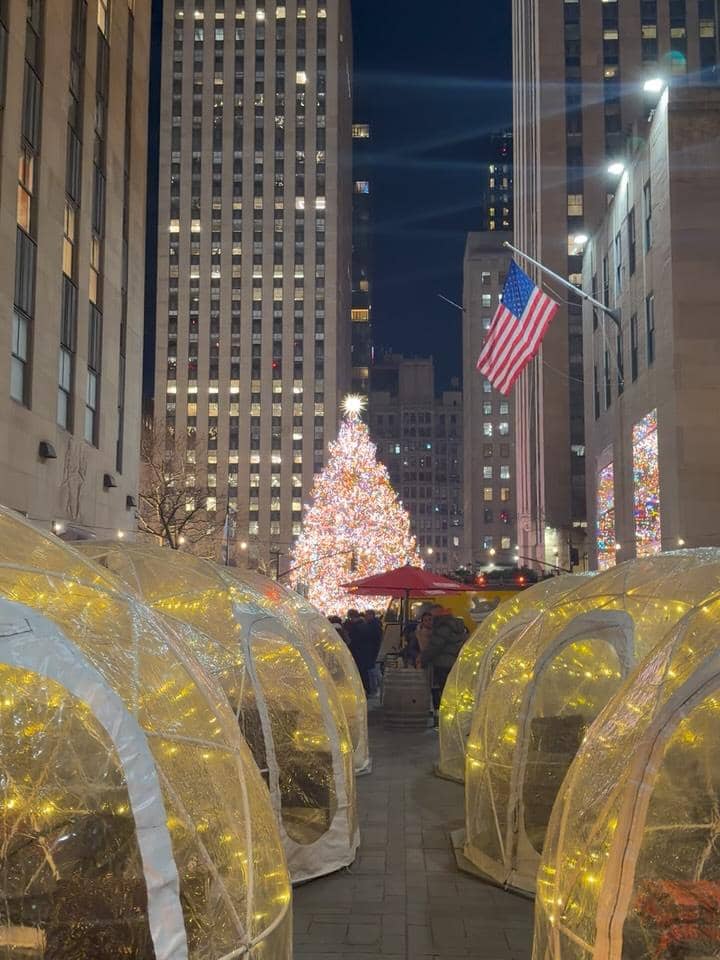 Nindy Ayunda menikmati liburan akhir tahun di New York.