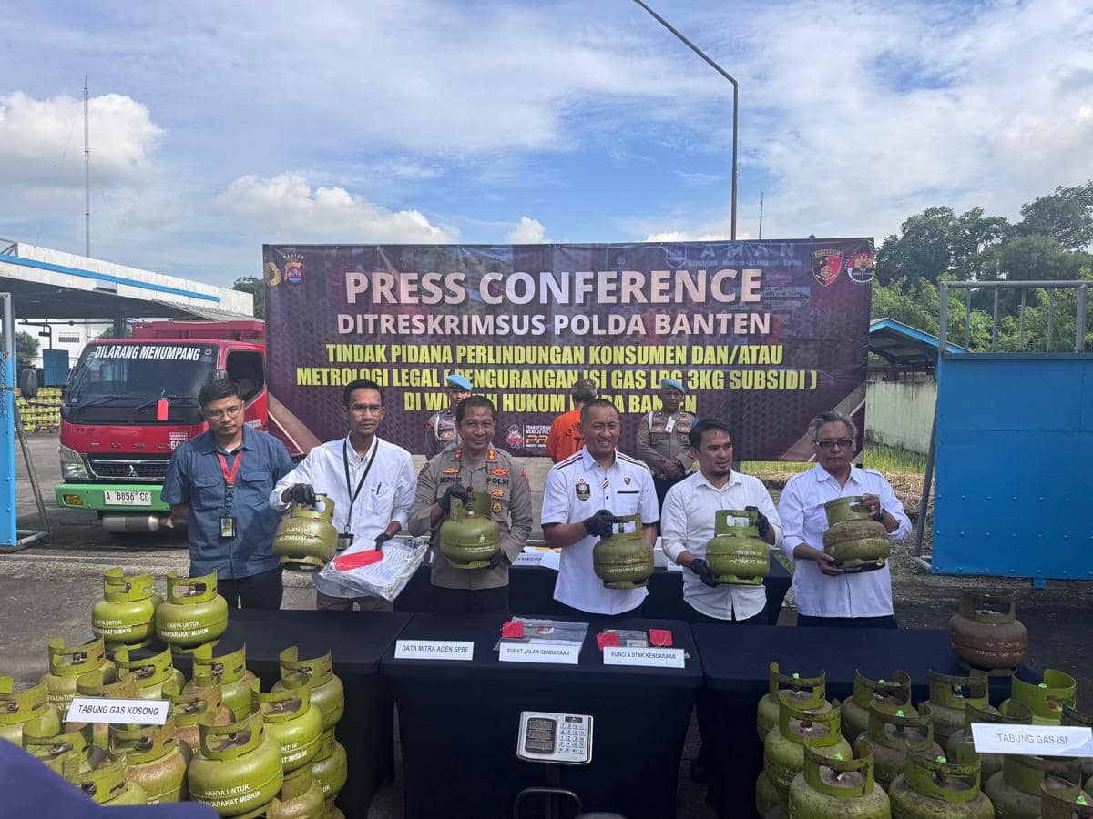 SPBE di Kota Serang digerebek Polda Banten karena curangi takaran