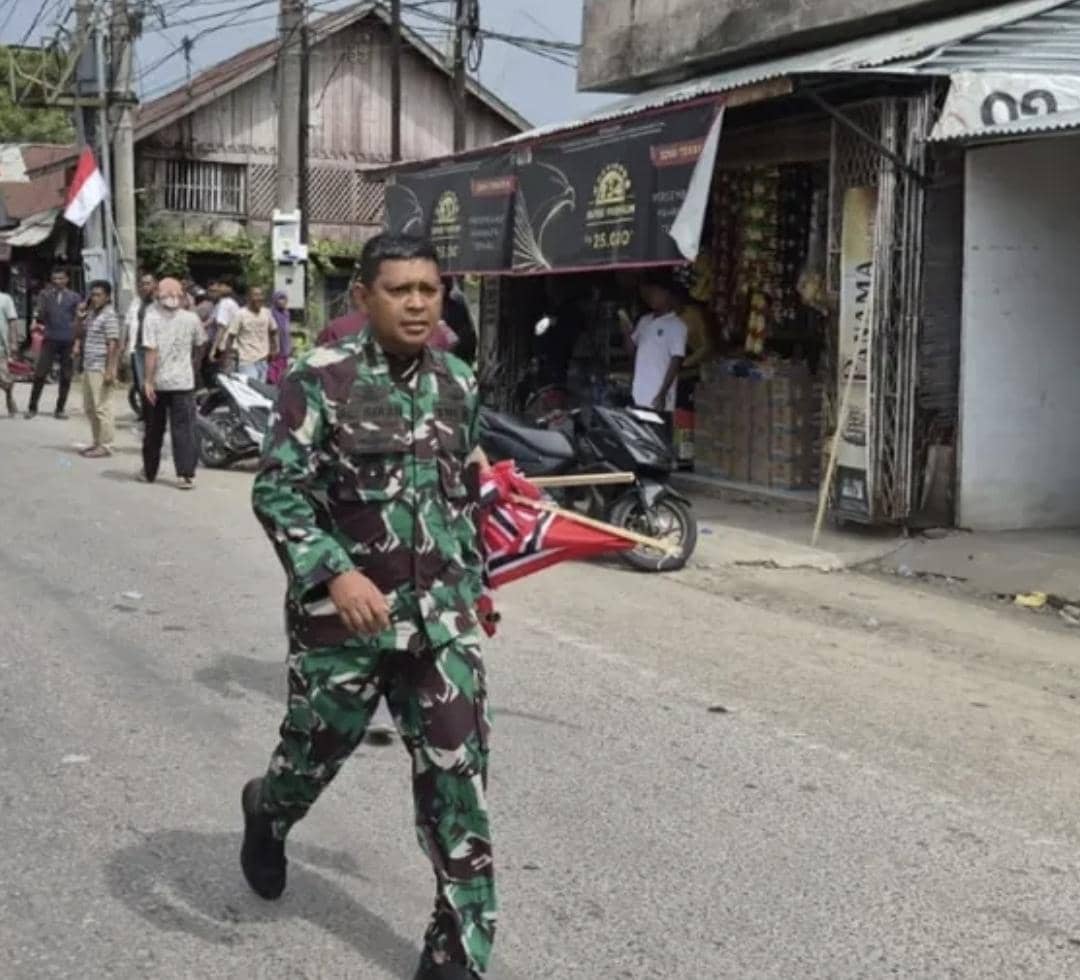 bendera GAM, prajurit TNI