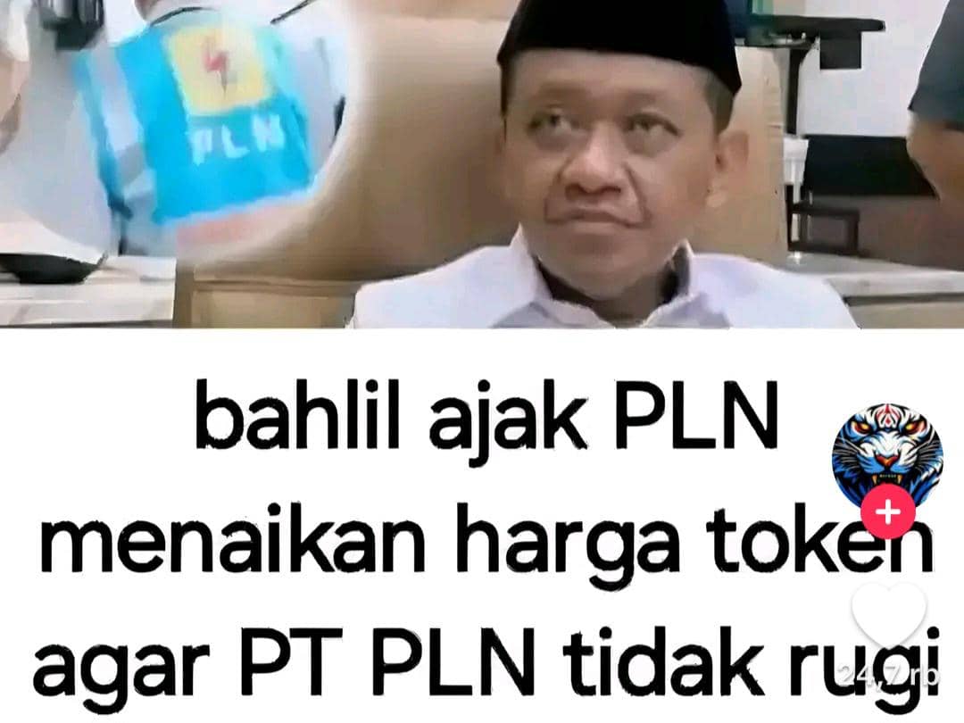 Menteri ESDM Bahlil Lahadalia (Tangkapan layar TikTok)