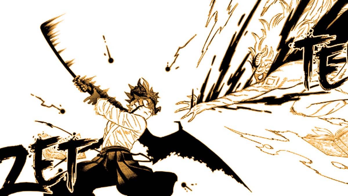 Asta memakai teknik Zetten - Black Clover