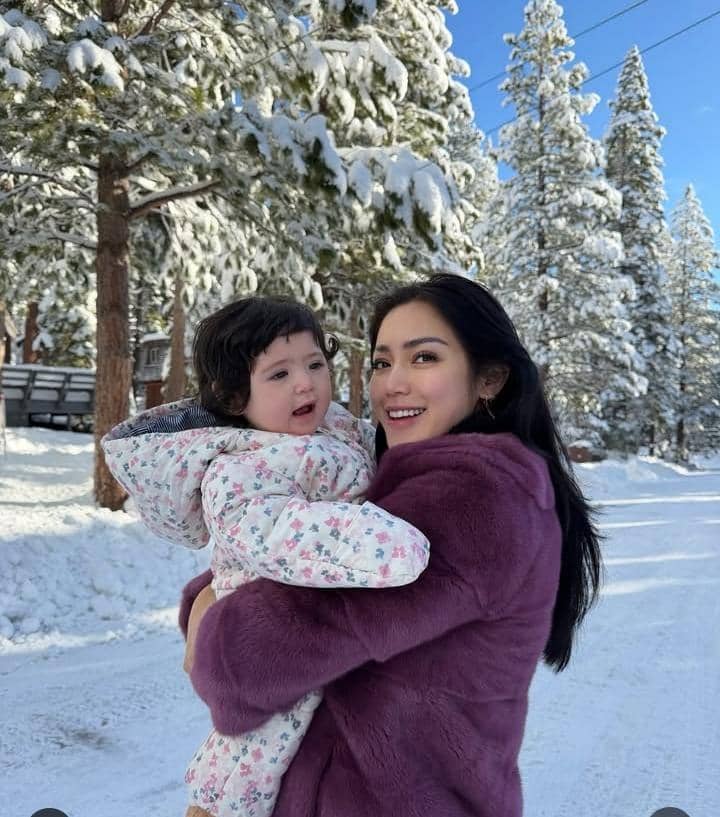 Jessica Iskandar libur nataru di Amerika