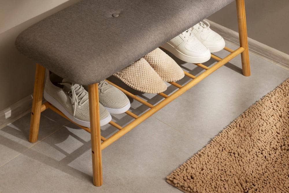 ilustrasi rak sepatu