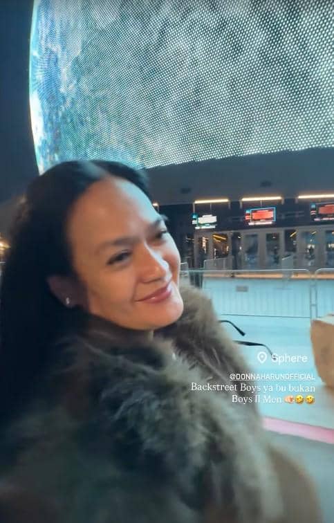 Donna Harun Nonton Konser Backstreet Boys di Las Vegas (instagram.com/jejesoekarno)