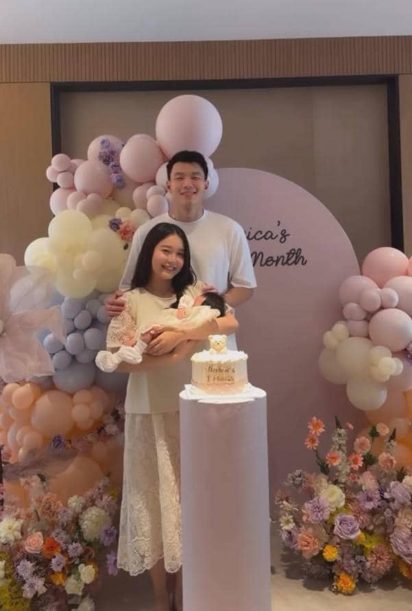 perayaan satu bulan anak Nita Vior (instagram.com/nitavior)