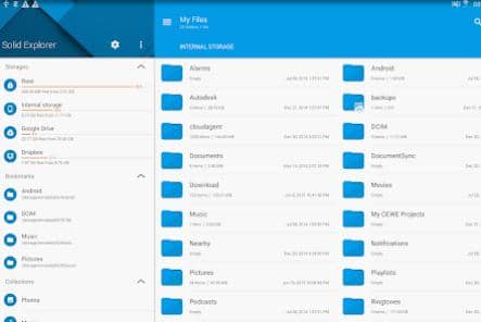 tampilan Solid File Manager