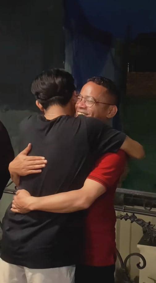 Betrand Peto Bertemu Keluarganya dari NTT ke Jakarta (instagram.com/ruben_onsu)